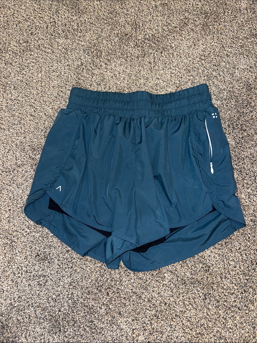 Athletic Women's Running Shorts - Teal